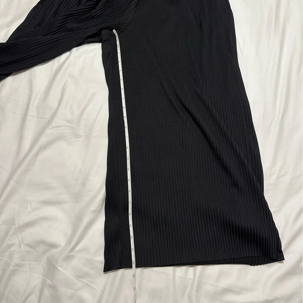 ASOS Ribbed Cropped Flowy Pant - Picture 3 of 5